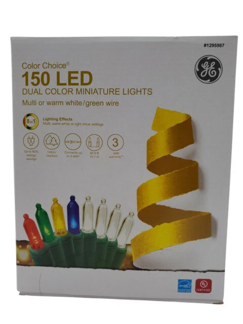 GE Color Choice LED String Light - 150 Count (89401LO)
