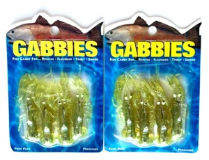 2 PACKS Dave Workman Jr Gabbies Rigged Crawfish 3/8oz Chartreuse Pepper Flake - Picture 1 of 11