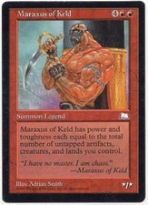 MARAXUS of KELD X1  MAGIC MTG  WEATHERLIGHT  EXCELLENT/LIGHT PLAY (EX/LP)  1997