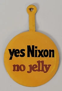 Sí Nixon No Jelly Tab Pin Botón De Colección Campaña Política 2" Richard Nixon - Imagen 1 de 20