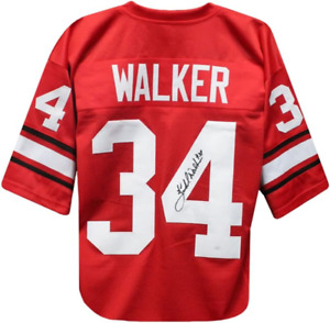 Herschel Walker Autographed Georgia Custom Red Football Jersey -