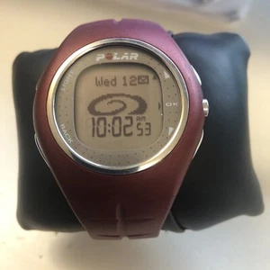Polar F11 Fitness Digital Watch Red Color Water Resistant New Battery - Picture 1 of 8