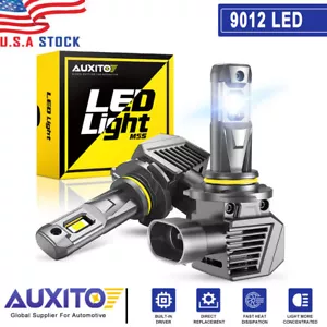 9012 LED Headlight Bulb Kit High Low Beam 200W 550000LM Super Bright 6500K White - Picture 1 of 25