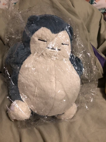 8" Snorlax Pokemon Plush  Toy Stuffed Animal Tomy NWT Cover