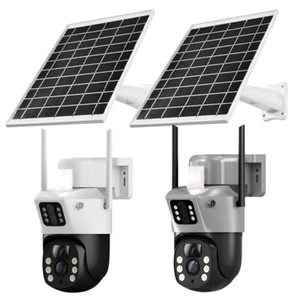 V380 WIFI CAMERA AUßEN Dual-Lens WLAN Solar ÜBERWACHUNGSKAMERA Haussicherheit - Bild 1 von 91