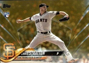 Aggiornamento Topps 2018 Gold Parallel #US257 Chris Stratton /2018 Giants RC - Foto 1 di 1