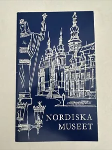 International Travel Brochure 1957 Sweden Stockholm The Nordiska Museet S966 - Picture 1 of 3