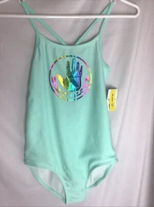 Body Glove One Piece Aqua Swimsuit Bathing Suit for Girls Size 12 Juniors Youth - Picture 1 of 11