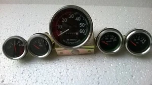 Willlys Jeep 12 v Electrical Temp Oil Fuel Ampere gauge Speedometer - Picture 1 of 4