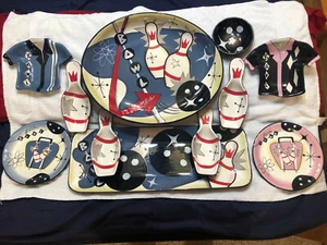 11 piece Bowl 'O Rama by Clay Art Party Kit Chips n Dips Salsa- Retired - Picture 1 of 7