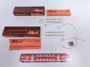 CQ857-0, 5 #2x Liliput H0 813 8 Lighting for Car Langenschwalbach, Mint +Box - Picture 1 of 3