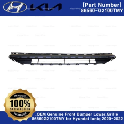 Parachoques delantero genuino OEM 86560G2100TMY para Hyundai Ioniq 2020-2022 Foto 1 de 2