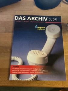 Das Archiv: Arbeit/Technik/Kommunikation 2/2025 - Gefühle - Bild 1 von 10