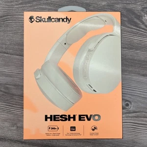 NEW Skullcandy Hesh Evo S6HVW Bone White Wireless Bluetooth Over Ear Headphones - Picture 1 of 5