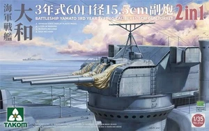 Takom 1/35 Acorazado Yamato 3er Año Tipo 60 Calibre 15.5 Cm Pistola Torreta Plas... - Imagen 1 de 1