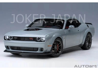 AUTOart Dodge Challenger R/T Scat Pack Widebody 2022 SMOKE SHOW Gray 71774 1/18 - Photo 1/4
