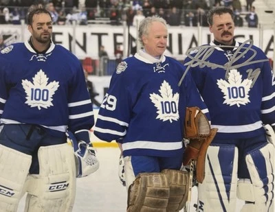 Felix POTVIN Signed 8x10 Photo! TORONTO MAPLE LEAFS GOALIE LEGEND! The Cat W/COA — 第 1/2 张图片