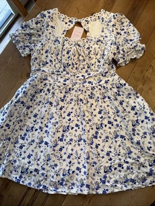 Her Universe Disney Schneewittchen Sever Dwarfs Print Blumen Hängerchen Kleid Übergröße 2 - Bild 1 von 20