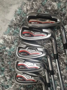 Spalding SX35 Irons Golf Clubs / 6,7,8,9 & SW / S Flex Spalding Shafts - Picture 1 of 12
