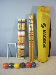 Juego de croquet Sportcraft para 6 jugadores nuevo stock antiguo 25G010 - Imagen 1 de 6