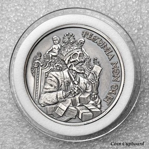 Pecinia Non Olet - 1oz .999 silver art round w/ custom antique finish - Picture 1 of 2