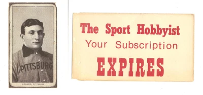 De colección 4.25" x 2.5" HONUS WAGNER The Sport Hobbyist ODDBALL Piratas Foto 1 de 3