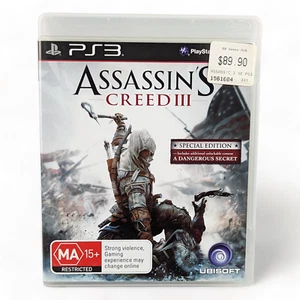 Assassins Creed III 3 PlayStation 3 PS3 Special Edition Complete - Picture 1 of 4