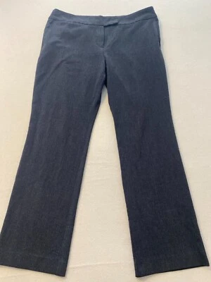 Pantalones de Vestir Covington Lynda Talla 16 Gris Elástico Gancho y Ojo Regular Calce Recto Foto 1 de 4