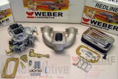 MG Midget Austin Healey Sprite 1958-1974 Weber Conversion Kit w/Manifold Genuine - Image 1 of 4