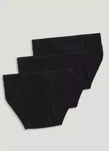 Jockey Men's Elance Thin String Bikini 3 Pack Black Size-XL - Picture 1 of 2