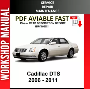 CADILLAC DTS 2006 2007 2008 2009 2010 2011 SERVICE REPAIR WORKSHOP MANUAL 2 - Picture 1 of 1