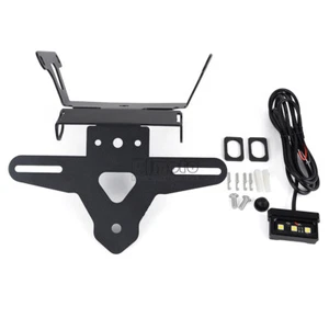 Tail Tidy License Plate Holder Bracket LED Light For Honda CB650R CBR650R 21-23 - Foto 1 di 9