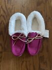 Women's Moccasin Slippers!  Sonoma Faux Suede Size 7-8 M