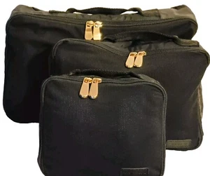 Marcy McKenna Packing Cubes 3-piece Set Black - Picture 1 of 3