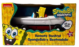 Telecomando SpongeBob’s Boatmobile RC 27 MHZ giocattolo da collezione Squarepants barca - Foto 1 di 5