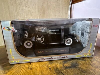 1932 Chrysler LeBaron Diecast Model - 1/32 Scale Signature Models # 32316 Black - Image 1 of 4