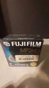  FUJIFILM MF2HD Floppy Apple Mac IBM format 3.5" 10 disks New sealed color 