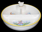 Hall China Little Bo Peep Child's Divided Dish / Bowl with Cat and Dog - RARE