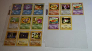 Set 14 Pokemon 1. Auflage Team Rakete Magikarp 47/82 - Nicht-Holo selten + 13 normal - Bild 1 von 12