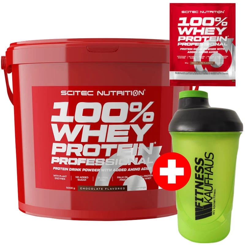 (25,18 EUR/kg) Scitec Nutrition 100 % Whey Protein Professional 5000g Eiweiss - Bild 1 von 1