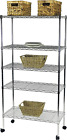 5 Tier Heavy Duty Wire Shelving Unit Storage Rack for Products Plant Pantry, Gar