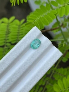 1,70 Karat - NATÜRLICHER PARAIBA TURMALIN BLAU GRÜN OVALSCHLIFF LOSE EDELSTEINE - Bild 1 von 13