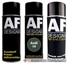 Kunststoff Spraydosen Set für Audi V8 Oakgrün Metallic Stoßstange