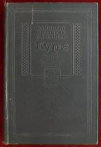 Barnhart Brothers and Spindler ~ Catalog No. 25 ~ Type Faces Printing Typography - Imagen 1 de 12