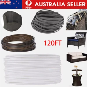 120FT Wicker Repair Kit Synthetic Embossing Rattan Fix Material Flat WovenRibbon - Picture 1 of 16