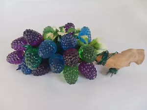 Vintage MCM, 1960s Lucite, Strawberry With Driftwood - Picture 1 of 13