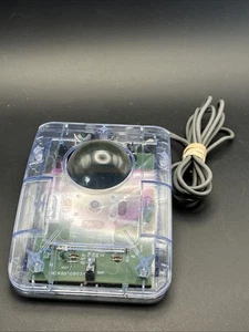Mouse Comp USA Crystal Trackball ATB 2730 TRANSPARENTE iluminado 173445 vintage - Imagen 1 de 4