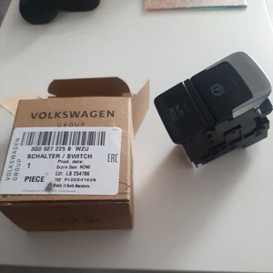 Genuine VW Passat B8 Arteon 2015-on handbrake switch 3G0927225B WZU - Picture 1 of 3
