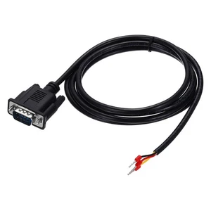 24AWG DB9 Male to 235 Bare Wire with 3 Wiring Terminals,4.9 ft - Imagen 1 de 6