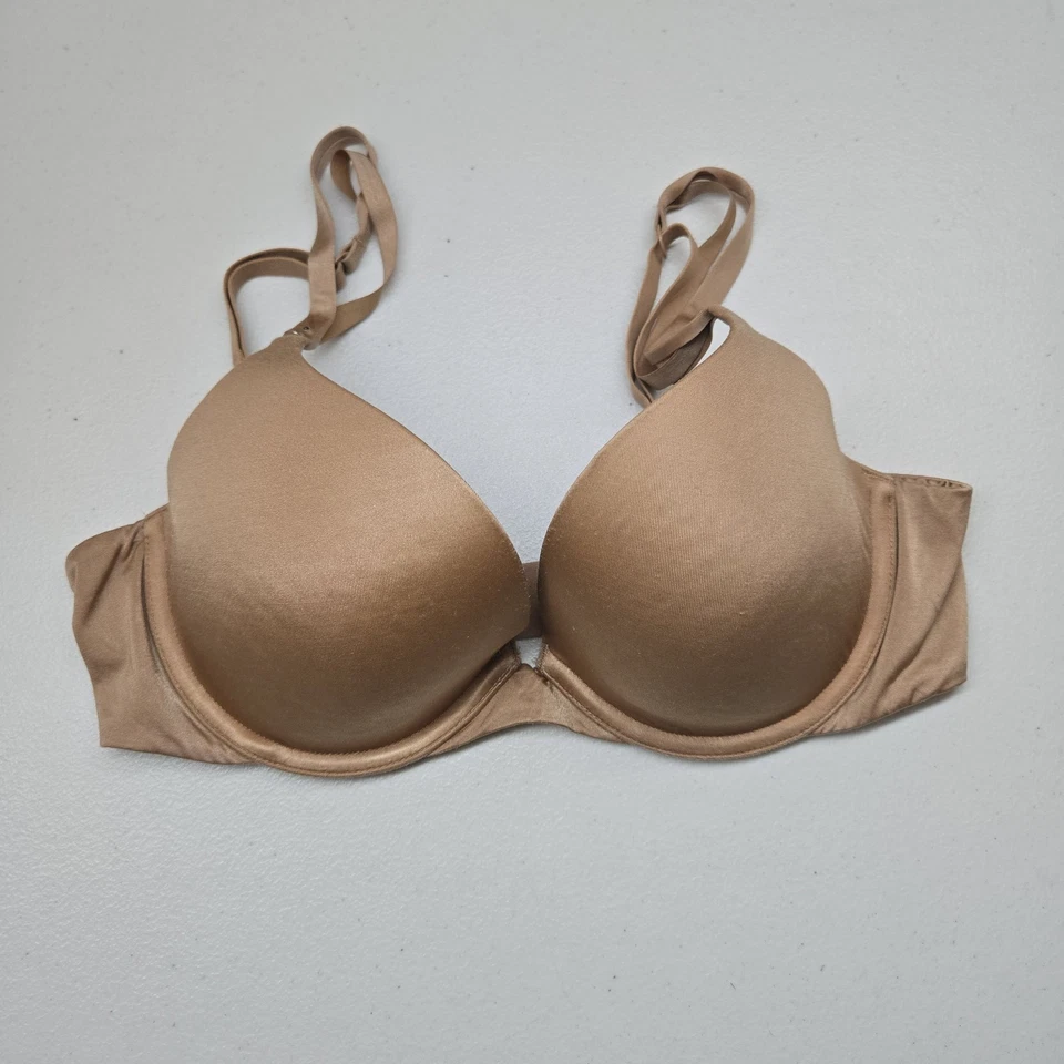 Victoria's Secret женщин бюстгальтер 34C коричневый Demi Uplift футболка на косточках - Изображение 1 из 4